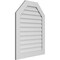 Ekena Millwork Octagonal Top Surface Mount PVC Gable Vent w/ 3-1/2"W x 1"P Standard Frame, 30"W x 38"H GVPOT30X3801SN - alternate 5